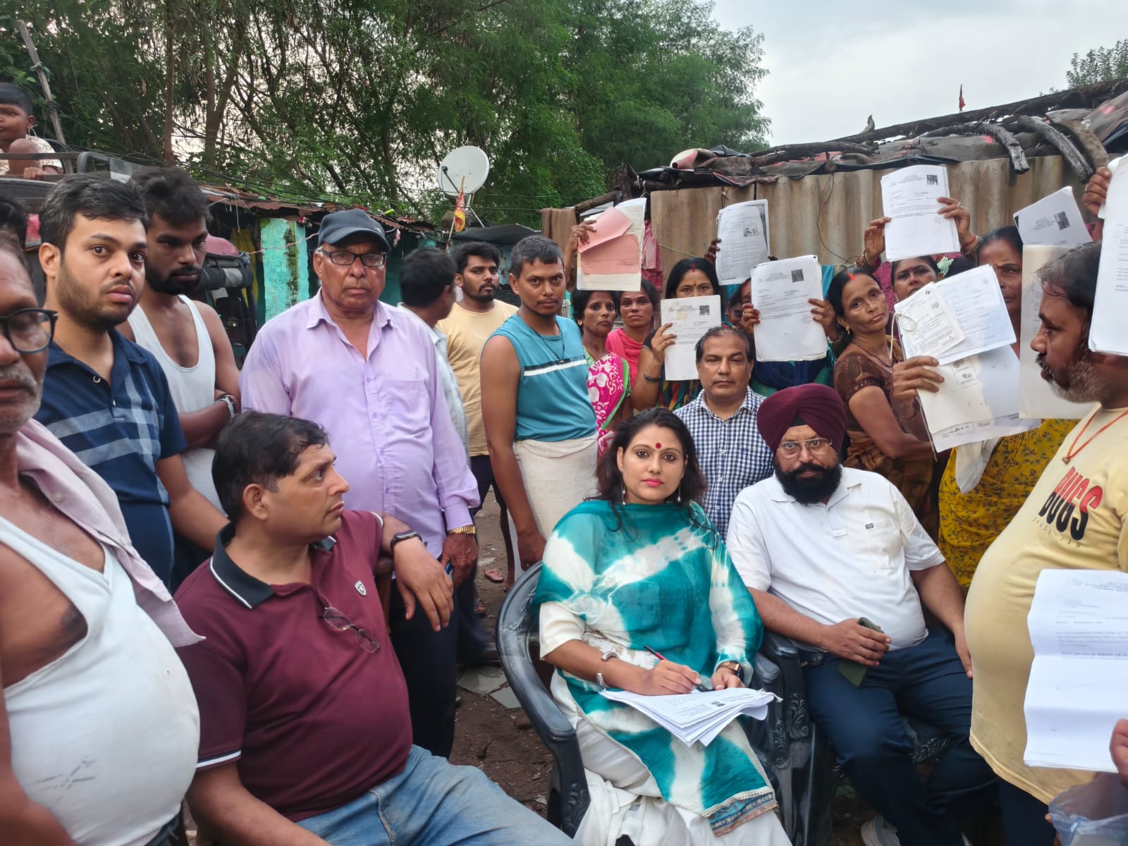 As part of the Slum Free Chandigarh campaign, a bulldozer will be used in Shahpur Colony on October 3rd.